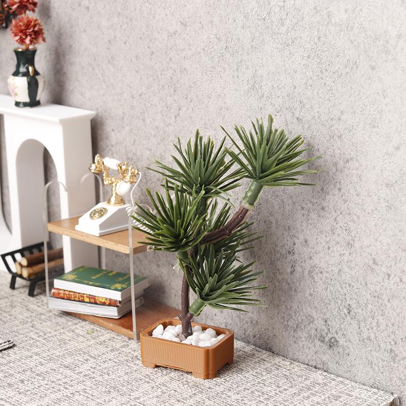 1Pcs 마이크로 조경 정원 분재 장식품 1/12 인형 - Bonsai Gardener 리뷰 및 가격