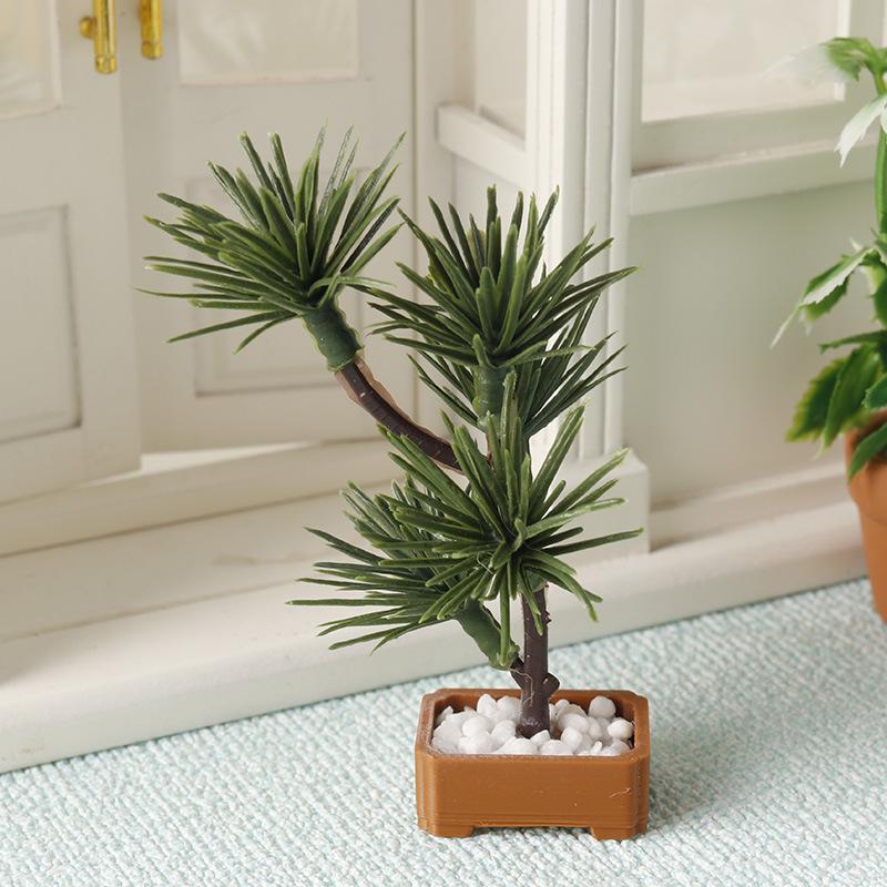 1Pcs 마이크로 조경 정원 분재 장식품 1/12 인형 - Bonsai Gardener 리뷰 및 가격
