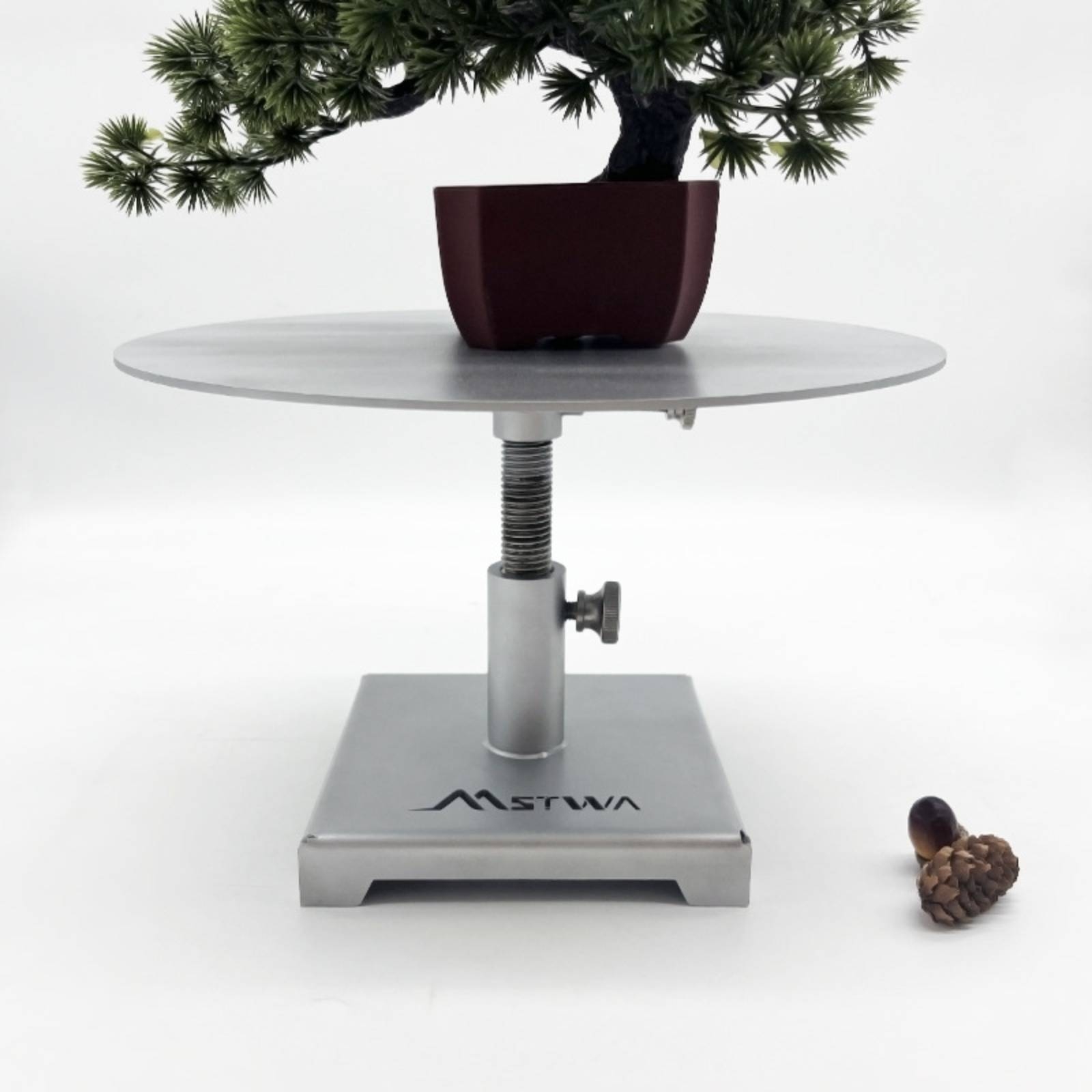 조절 가능한 스테인리스 스틸 분재 턴테이블이 있는 분재 - Bonsai Gardener 리뷰 및 가격