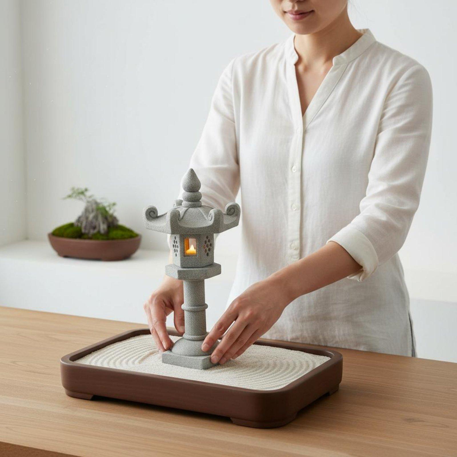 조경용 랜턴 일본식 랜턴 돌 탁상용 미니 풍경 장식품( - Bonsai Gardener 리뷰 및 가격